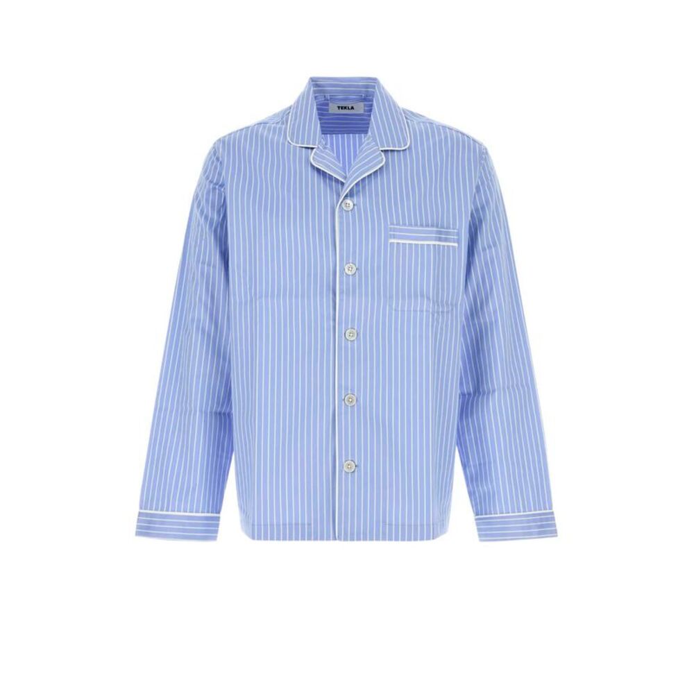 Tekla Unisex Embroidered Cotton Sateen Shirt